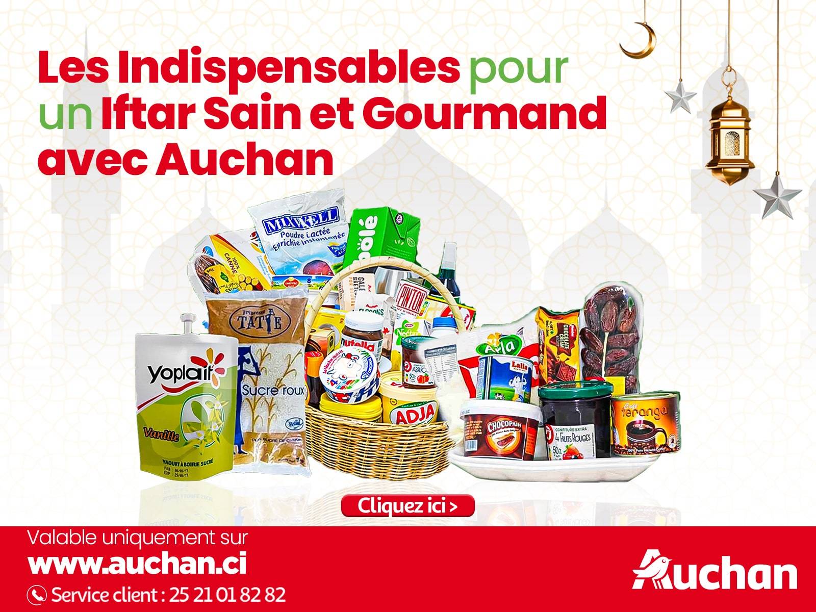 Ramadan 2025 – Les Indispensables pour un Iftar Sain et Gourmand avec Auchan