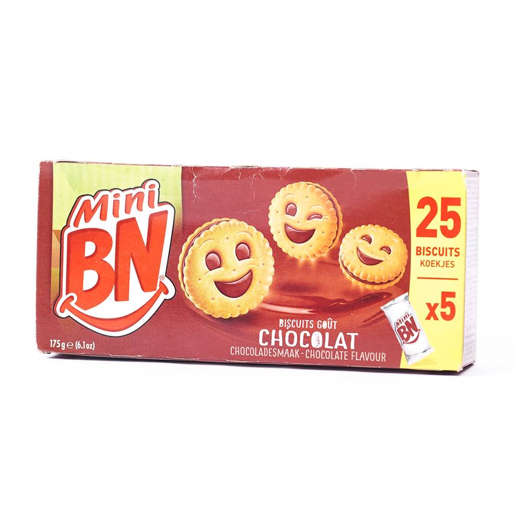 Biscuits Mini Goût Chocolat BN : Les 5 Sachets De 35 G à Prix